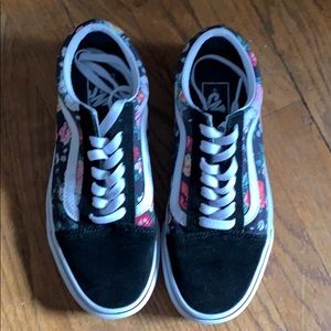 Floral print old Skool Vans